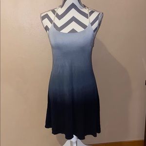 Ombré grey to black size small dress